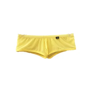 Vente en Gros de Sous-Vêtements pour Hommes Sexy en Maille Transparente Courte de Haute Qualité Boxer pour Hommes