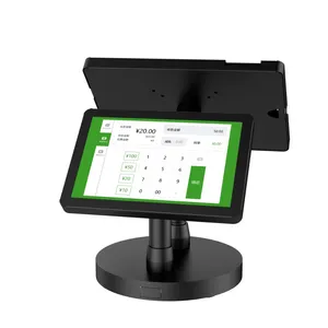 Dual Screen Tablet Stand for Tablet POS Checkout tablet stand counter top pos stand for ipad