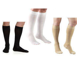 핫세일 남녀 스포츠 의료용 압박 양말 무릎 높이 압박 정맥류 양말 DVT 비행용 - Product Image 4