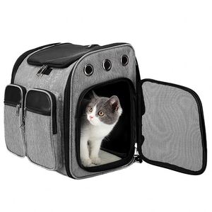 BSCI Factory Wholesale Hight Quality PET <b>BACKPACK</b> <b>CARRIER</b> Oxford Mochila <b>Cat</b> <b>Backpack</b> for Travelling Strolling Outdoor - Product Image 2