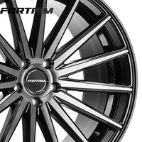 Jantes forgées multi-rayons FORTRIM 1 pièce 18 20 22 24 pouces 5x120 5x114.3 5x130 pour voitures particulières 911 Benz Maserati