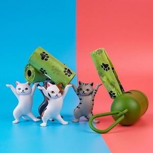 Eco Pe <b>Bags</b> for Dog Poops with Dispenser - Product Image 4