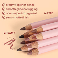 22 Crayons à Lèvres Ultra Crémeux Couleurs Nude et Rose Longue Tenue Hautement Pigmentés Sans Tiraillement Marque Privée