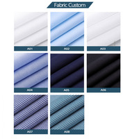Kemeja Pria Formal Lengan Panjang Bahan Polyester/Katun, Grosir Custom, Poplin Bernapas, Polos, Kasual, Bisnis, Bisa Dicetak