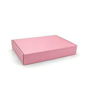 Échantillon <span class=keywords><strong>Gratuit</strong></span> Boîtes <span class=keywords><strong>en</strong></span> Carton Ondulé Rose Personnalisables avec Logo pour Cosmétiques – Boîte d'Expédition Élégante avec Lamination Mate et Design Portable - Product Image 2