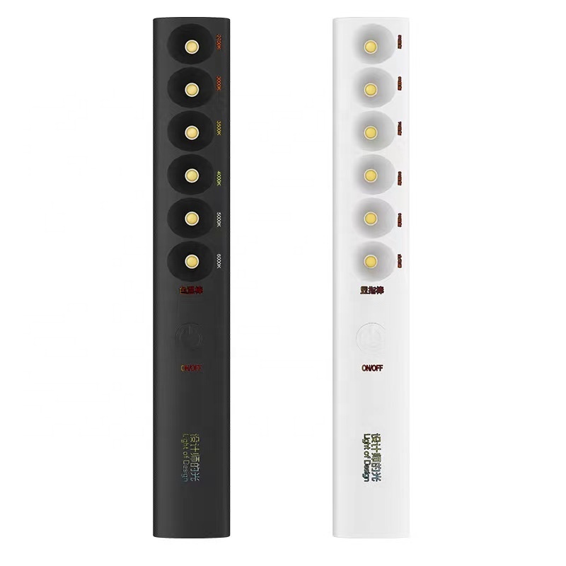 Cross-border Hot Selling Color Temperature Stick 6 Kinds of Color Temperature Adjustment Multi-function Lighting Working Lamp