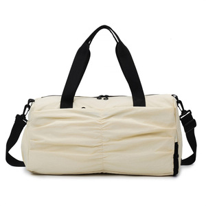 Custom Logo Yoga Sports Fitness <b>Bag</b> Polyester Zipper Dry Wet Separation Independent Shoe Compartment Hard Shell Travel <b>Bag</b> - Product Image 5