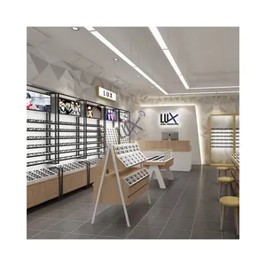 Kiosco de gafas de sol de personalización de alta calidad Tienda óptica Kiosco de decoración de diseño de interiores