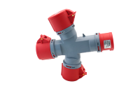 Prise industrielle haut de gamme HFE 3 voies 16A 3/4/5P Multi Cee étanche IP44 415V