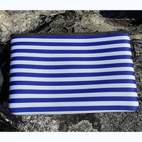 Pochette cosmétique imperméable en néoprène, personnalisé, pochette à fermeture éclair, sac sec pour couches, pour piscine de plage, landau de gymnastique