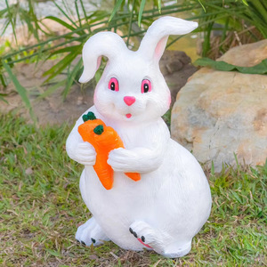 Lumières <span class=keywords><strong>de</strong></span> décoration extérieures pour <span class=keywords><strong>la</strong></span> rue, cadre en fer, motif 3D, grande sculpture d'animal lapin en LED, <span class=keywords><strong>paysage</strong></span>, IP65 - Product Image 4