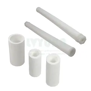 Sinterizzato polipropilene PE filtro tazza di alta poroso 10/25 micron elementi filtranti di tubo di plastica per aria/liquido/olio di filtrazione filtro