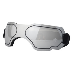 Gafas de Sol para <span class=keywords><strong>Perros</strong></span> <span class=keywords><strong>con</strong></span> Protección UV, Resistentes al Viento, <span class=keywords><strong>con</strong></span> Correa Ajustable, sin Marco, Lentes Espejadas Plateadas Cromadas Futuristas - Product Image 4
