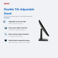 Vente en gros d'usine, écran tactile 17 pouces, HD 1280*1024, panneau tactile capacitif 10 points, pour supermarché