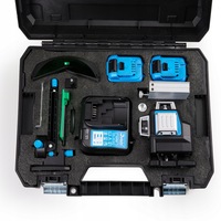 Niveau laser PRO CROSS LINE Laser 360 4D Vert 2 Trépieds sans fil 16 lignes