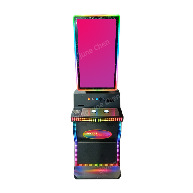 Arcade Skill Game Machine Vertical Gaming Console with LED Light Fire Link Game Cabinet with 32-inch Touch Display