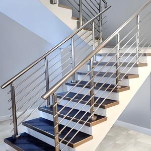 Zeitgenössische 304 Edelstahl Korridor Geländer Schutz plattformen Bürogebäude Treppen handläufe für Hotels Balkone - Product Image 5