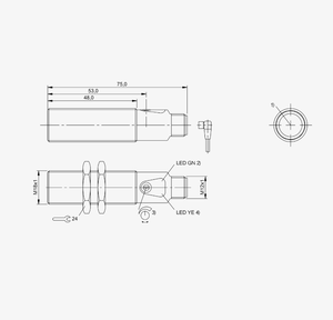 Sensor Fotoeléctrico B-ALLUFF BOS 18M-PA-RE21-S4 (BOS025A) Nuevo y Original en Stock - Product Image 2