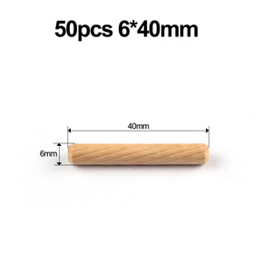 50 cái/gói Chốt tròn 6*40mm 8*40mm 10*40mm, dùng cho tủ, ngăn kéo, tiện dụng trong chế tác gỗ, làm jig khoan tiện dụng, sản xuất tại Trung Quốc - Product Image 6