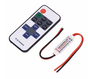 <span class=keywords><strong>Mini</strong></span> RF Control remoto de 11 teclas Atenuador LED Flexible 2835 Atenuadores de luz de neón con 4 canales de salida, Mono de un solo color a la medida del tiempo - Product Image 4