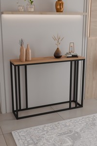 Cómoda de un solo nivel moderna y elegante con estante decorativo - Product Image 6
