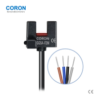 Sensor Fotoelektrik CORON GG5A-F2M F Slot, Sensor Folk, Output NPN/PNP 5-24VDC, Diterapkan untuk Substrat Chip dan Kaca