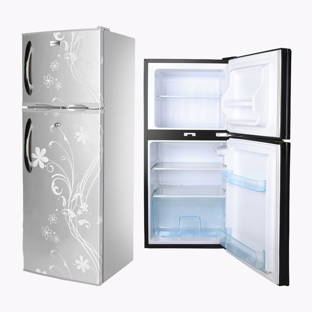 118L Double Door Refrigerators Top Freeze Fridge Hot Sale Home Appliance Other Refrigerators