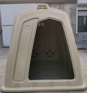 Enclos de nurserie pour veaux ventilé et empilable avec fenêtre d'observation, abri portable pour veaux pour usage extérieur - Product Image 3