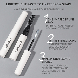 Pluma de <span class=keywords><strong>Gel</strong></span> de laminación para esculpir cejas, resistente al agua, con cepillo, ajuste de etiqueta privada, <span class=keywords><strong>Gel</strong></span> de cejas transparente y congelante - Product Image 3
