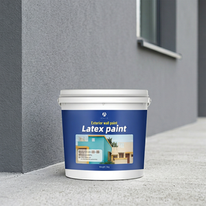 Peinture murale au latex lavable résistante aux intempéries à base d'eau Revêtement mural intérieur et extérieur pour <span class=keywords><strong>maison</strong></span> - Product Image 1