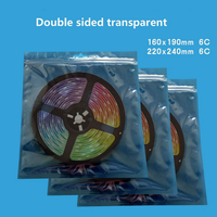 Sacs antistatiques LightProof faciles à ouvrir et à fermer pour le stockage des bandes lumineuses LED et des composants électroniques