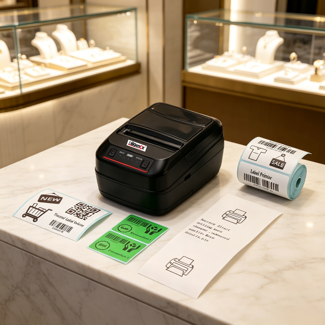 2 Inch Handheld Mobile Thermal for Receipt Bar Code Label Printer for Supermarket and Express in Stock