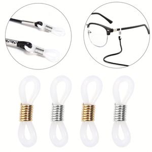 DIY Jewelry Eyewear Accessories <b>Silicone</b> Glasses Chain Non-Slip End Stoppers Eco-Friendly <b>Beaded</b> Materials Eyewear Straps - Product Image 1