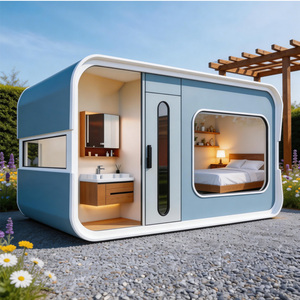 Casetta Prefabbricata di Lusso Apple Cabin Completamente Attrezzata per Glamping e Resort all'Aperto - Product Image 5