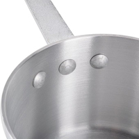 Casserole de cuisine en aluminium de haute qualité pour cuisinière à induction, idéale pour les restaurants et les hôtels