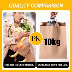 Custom Printed Luxury Kraft Paper <b>Bag</b> Biodegradable Paper <b>Bag</b> for Gift Packaging With Handle and Your Own Logo - Product Image 3