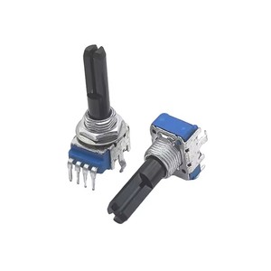 Potenciómetro Mezclador RK11 10K 4 Pines DDJ400 <span class=keywords><strong>Pioneer</strong></span> <span class=keywords><strong>DJ</strong></span> con Punto Central de Clic, B103 503 B10K 50K, Eje de 23MM de Longitud Media - Product Image 3