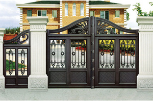 Motor de barandilla de aluminio <span class=keywords><strong>para</strong></span> puerta corredera automática de diseño moderno AS2047 TOMA <span class=keywords><strong>para</strong></span> 1 tonelada <span class=keywords><strong>para</strong></span> villas - Product Image 5