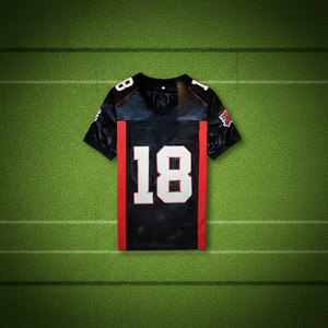 Maillots de football imprimés respirants pour hommes - Adam Sandler Mean Machine the Longest Yard Paul Crewe Noir Taille 18 - Product Image 1