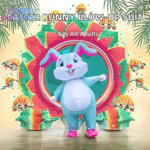 Disfraz Inflable de Conejo de Pascua Unisex Happy Sky para Adultos, Modelo Halloween-zm102, Diversión para Fiestas de Carnaval - Product Image 2