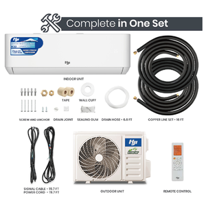 Aire acondicionado de comercio exterior de Midea marca HJI 1.5Ton 18000btu DC AC <span class=keywords><strong>Split</strong></span> inversor aire acondicionado refrigeración 220V-240V-50/60Hz - Product Image 6