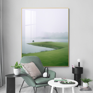 Pintura al óleo de paisaje decoración del hogar arte de pared para sala de estar porche pasillo ilustraciones abstractas - Product Image 2