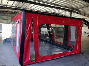 Cabine de peinture mobile gonflable portable pour la peinture et l'entretien des voitures, <span class=keywords><strong>garage</strong></span> de voiture gonflable hermétique personnalisé - Product Image 3