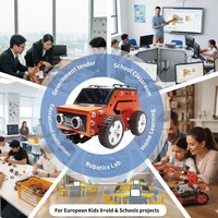 WEEEMAKE WeeeBot Mini V2.0 - Kit Educativo de Robot de Dibujo para Niños - Aprendizaje Práctico y Habilidades STEM