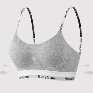 Oem Custom Logo Sport Underwear Comfort Elastic Waistband Grey Black Ladies Seamless Bra And Panties Sets For Women