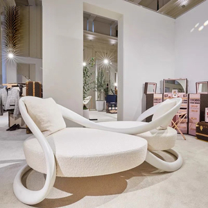 Canapé moderne nordique en tissu Chesterfield avec ruban en forme de PRF <span class=keywords><strong>tendance</strong></span> pour hôtel pour le salon et allongé - Product Image 2