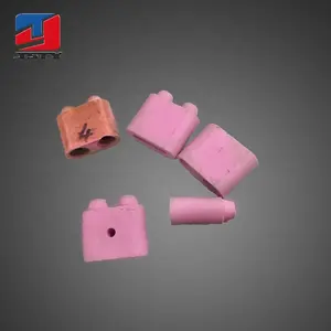 Ceramic Bead C795 Al2o3 Pink Ceramic Female Male End Bead