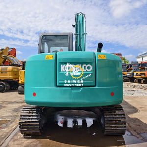 7ton kobelco รถขุดขนาดเล็กมือสอง SK75รถขุดดินพร้อมเครื่องมือผลักขุดดินมือสอง SK75 SK95 SK80โรงงานของ Shiwen - Product Image 6
