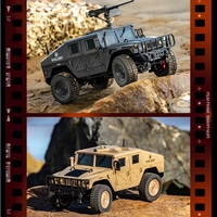 JJRC C8835 Hummer Military Truck 1:16 4WD Voiture RC Télécommandée 2.4Ghz Tout-Terrain Réaliste avec Lumières LED Prête à Rouler