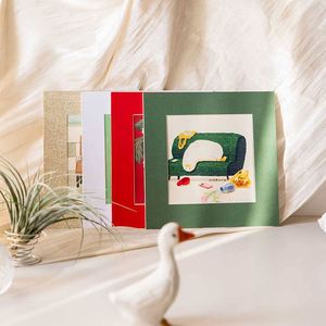 Children's Picture Cardboard Photo Frame <b>Paper</b> Home Desk Decoration Photo Frame with Back Bracket - Product Image 1